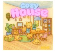 MOJI : Cozy House Coloring Book for Kids and Adults: Fun and Cute Home Scenes for Relaxation and Creativity for Stress Relief and Fun Coloring: ... Plants, and Everyday Scenes for Stress Relief