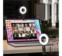 Mojimdo Luce per Videoconferenza [3 Colore 10 Livelli Luminosità] RA>95 LED Ring