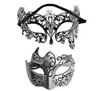 mojingder Maschera di Pizzo, Veneziana da Donna, Maschere Travestimento, Sexy e Eleganti, per Halloween, Carnevale, Cosplay, Feste,Maschera Di Carnevale Veneziana,Mysteriöse Mode