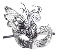 mojingder Maschera per donna Maschere in mascherata sexy il viso pizzo misterioso la sfera del costume della festa di carnevale Halloween,Mascherine Carnevale,Retro-Mystik