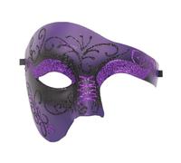 mojingder Maschere Veneziana,Halloween Maschera Mascherata Coppia Pizzo Occhio da Ballo Mascheras Carnevale per Donna Uomo Festa Vesti gli Accessori Halloween,Maschere Veneziane Donna,Retro-Mystik