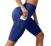 mojingder Solenao Leggins 3D Anticellulite Donna Leggins Corti Estivi Donna Push Up Sculpture Lipedema a Compressione Controllo Graduata Anti Vita Alta Senza Cuciture Fitness Yoga Pantacollant
