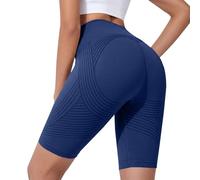 mojingder Solenao Leggins 3D Anticellulite Donna Leggins Corti Estivi Donna Push Up Sculpture Lipedema a Compressione Controllo Graduata Anti Vita Alta Senza Cuciture Fitness Yoga Pantacollant