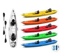 MOJITO BIG MAMA KAYAK canoa con 2 Posti, 380 Cm + 2 Gavoni + 2 ruote integrate +