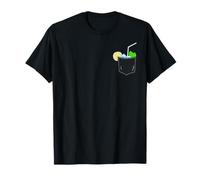 Mojito chest pocket Funny Mojito Tropical Drink Cocktail Maglietta