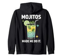 Mojitos Made Me Do It Cocktail Mentine al Lime Felpa con Cappuccio