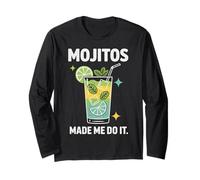 Mojitos Made Me Do It Cocktail Mentine al Lime Maglia a Manica