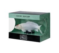 MOJO | Carpa koi dipinta a mano a forma di pesce Asagi, modello decorativo blu e rosso, collezione serie 1, stile giapponese (Tancho K)