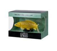 MOJO | Carpa koi dipinta a mano, statuetta di pesce Asagi, modello decorativo blu e rosso, serie da collezione 1, stile giapponese (Kin Matsuba Koi)