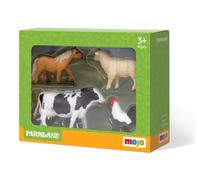 MOJO - Farmland Fun Starter Set with Shetland Pony, Holstein Cow, Romney Sheep E
