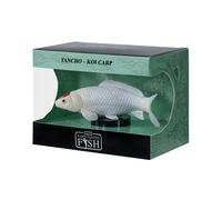 MOJO | Carpa koi dipinta a mano a forma di pesce Asagi, modello decorativo blu e rosso, collezione serie 1, stile giapponese (Tancho K)