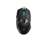 MOJO Pro Performance Mouse Cablato Silenzioso da Gioco w/9 Pulsanti programmabili incluso il Tasto Cecchino (Rapid Fire), 12000 DPI, 1000 Hz, Pulsanti Regolabili in Forza, Profili Personalizzati