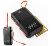 MOJOGEAR XL Power Bank all-in-1 da 20.000 mAh con cavi Lightning e USB-C integrati