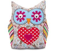 mojoliving Fermaporta a forma di gufo "Emma" | Sacco porta con altezza di 23 cm | Utilizzabile come fermaporta da pavimento o paraspifferi animali | pesante e stabile per porte e finestre