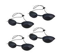 MoK 4 Pezzi Occhiali Solarium UV, Occhiali di Sicurezza Laser, Occhiali di Sicurezza LED, per la Terapia Della Luce a LED, Depilazione IPL, Protezione UV