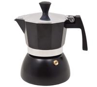 COSE DA CASA Moka 2 tazze NERA Macchinetta per il caffè in polvere caffettiera coffee Break colazione