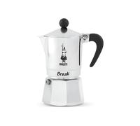 Moka Bialetti Break, 1 Tazza, Adatta a piani cottura gas, Alluminio