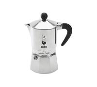 Moka Bialetti Break, 3 Tazze, Adatta a piani cottura gas, Alluminio