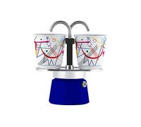 Bialetti Mini Express Kandisky, tazza + 2 bicchierini da liquore, caffettiera, in alluminio