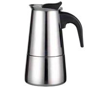 Moka Caffettiera Caffettiera con Manico Ergonomico e Design Elegante per Uso Dom