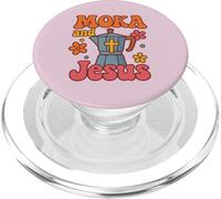 Moka e Gesù - Groovy Christian amante del caffè PopSockets PopGrip per MagSafe