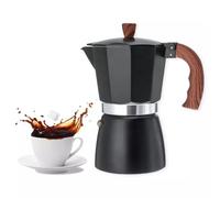 Moka Pot Caffettiera, Alluminio Espresso Maker per Brews Perfetto | Stovetop - Caffettiera per caffè espresso con manico termoisolante, per fornelli a gas ed elettrici, perfetta per la