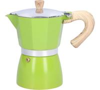 Moka Pot Caffettiera, Alluminio Espresso Maker per Brews Perfetto | Stovetop - Caffettiera per caffè espresso con manico termoisolante, per fornelli a gas ed elettrici, perfetta per la