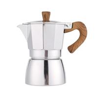 Moka Pot Caffettiera, Alluminio Espresso Maker per Brews Perfetto | Stovetop - Caffettiera per caffè espresso con manico termoisolante, per fornelli a gas ed elettrici, perfetta per la