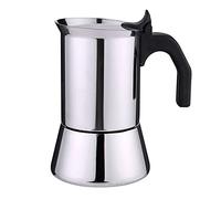 Moka Pot Coffee Maker - Set di macchine da caffè italiane in acciaio inossidabile per una facile preparazione casalinga, realizzata a mano con design spesso