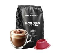 MOKACCINO, dolce (80 Capsule) compatibili con Bialetti (anche con modello Gioia e macchine con chip), 8 Pack Salva Aroma da 10 Capsule, gusto cioccolato e caffè, senza glutine (La Capsuleria)