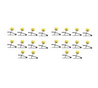 Mokamika Set di 20 pezzi di ricerca manuale per piastrelle, piastrelle, regolatore di altezza, regolazione, posizionatore, livellatore, strumenti di costruzione in aumento