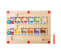 Mokaskaidj Labirinto Magnetico Bambini, Giochi Montessori, Labirinto Magnetico Giocattolo, Giochi Montessori Magnetici, Colori e Numeri Gioco di Smistamento per 3-6 Anni Ragazze Ragazzi Regalo