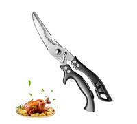 Mokaskaidj Trinciapollo, Trinciapollo Professionale Inox, Forbici da Cucina con Impugnatura Ergonomica, Forbici da Cucina Acciaio Inox Multiuso per Pollo, Carne, Tacchino, Pesce