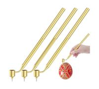 Mokassy Set di 3 penne da disegno a cera calda Pysanka per arti decorative per uova di Pasqua forniture Pysanky