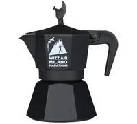 MOKAVIT Wizz Air Milano Marathon 2024 - Caffettiera Induzione 3 Tazze, Moka Induzione 3 Tazze, Moka 3 Tazze, Caffettiera 3 Tazze, Moka per Induzione 3 Tazze, Caffettiera per Induzione - Made in Italy