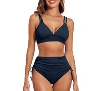 MOKBAY Articoli a Meno di 5 Euro Costumi Mare da Donna Bianco Completo Mestruale Sostegno Brasiliana Costumi da Bagno Due Pezzi Bikini Sexy Due Pezzi Costume Nero Donna XL