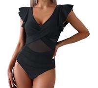 MOKBAY Costume Intero Donna Taglie Forti Fucsia Costume Fucsia Costumi Curvy Push Up Fascia Mestruale Nuoto Sconti 90 per Cento Costumi da Bagno Donna Intero Modellante XXL