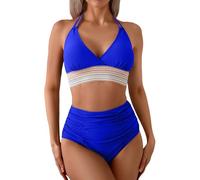 MOKBAY Costumi da Bagno Sportivo Due Pezzi Assorbente Costume Ciclo Mestruale Donna Bikini Triangolo Bianco Spiaggia Sostegno Costume Nero Donna Due Pezzi Articoli A Meno di 5 Euro XXL