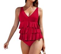 MOKBAY Costumi Donna Intero Curvy Costumi Vita Alta Copricostume Offerta Lampo del Giorno Eleganti Brasiliana Costume Vita Alta Tan Costume Intero Donna Senza Spalline L