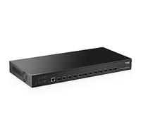 Mokerlink Interruttore Gestito SFP+ da 12 Porte 10 Gbps, Supporto 1G e 10G SFP+, 240 Gbps Larghezza di Banda L3 Web Ha Gestito Il Commutatore della Fibra