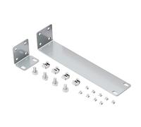MokerLink Kit di montaggio a rack 1U per switch Ubiquiti, compatibile con ES-8-150W e US-8-150W, staffa di montaggio a rack in metallo argentato