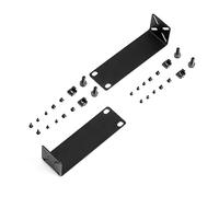 MokerLink Kit di montaggio a rack per switch da 20,1 cm, distanza del foro regolabile 14-30 mm, montare un rack da 7,9 pollici di larghezza a 19 attrezzature, compatibile per Netgear, Cisco, HP,
