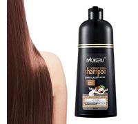 MOKERU Professional Argan Oil Hair Dye Color Shampoo 500 ML: Shampoo Colorante Per Capelli Istantaneo Ad Azione Rapida E Lunga Durata Magic Hair Dye Shampoo Colora I Capelli In Pochi Minuti
