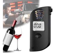 Mokeum Etilometro Portatile, Alcoolimetro Digitale, Analizzatore Portatile per Respiro con Luce LED, Alcol Test Professionale, per Conducenti, Feste ed Eventi