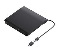 Mokeum Unità CD DVD esterna, portatile USB 3.0 e tipo C CD/DVD RW, masterizzatore riscrittore compatibile con computer desktop laptop PC per Windows 7/8/10/11 Mac MacBook Pro/A-ir