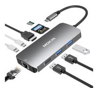 MOKiN USB C Hub Multiport Adapter 9 in 1 Docking Station for Laptop