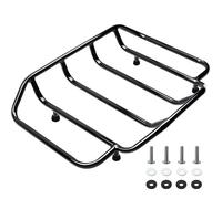 MoKitDora Tour Pack Luggage Rack Trunk Top Rack Compatible with Harley 1984-up Touring CVO Street Electra Road Glide King Ultra Limited, Black