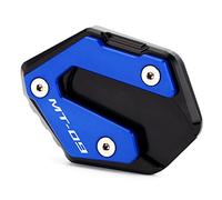 Mokiton Piastra di estensione per cavalletto laterale moto compatibile con YAMAHA MT-09 / SP 2015-2021 2022 2023 2024 | Supporto per poggiapiedi MT09 MT 09 accessori (blu)