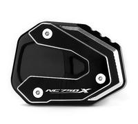 Mokiton Piastra di estensione per cavalletto laterale per moto compatibile con Honda NC750X DCT 2021 2022 2023 | Supporto per poggiapiedi NC 750X 750 X NC750 X accessori (nero)