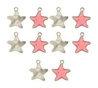 MOKKHNB 10 Pezzi Ciondoli Nautici da Stelle per Creazione Bracciali e Portachiavi per Progetti Fai da Te con Dettagli Smaltati e Resistente All Usura